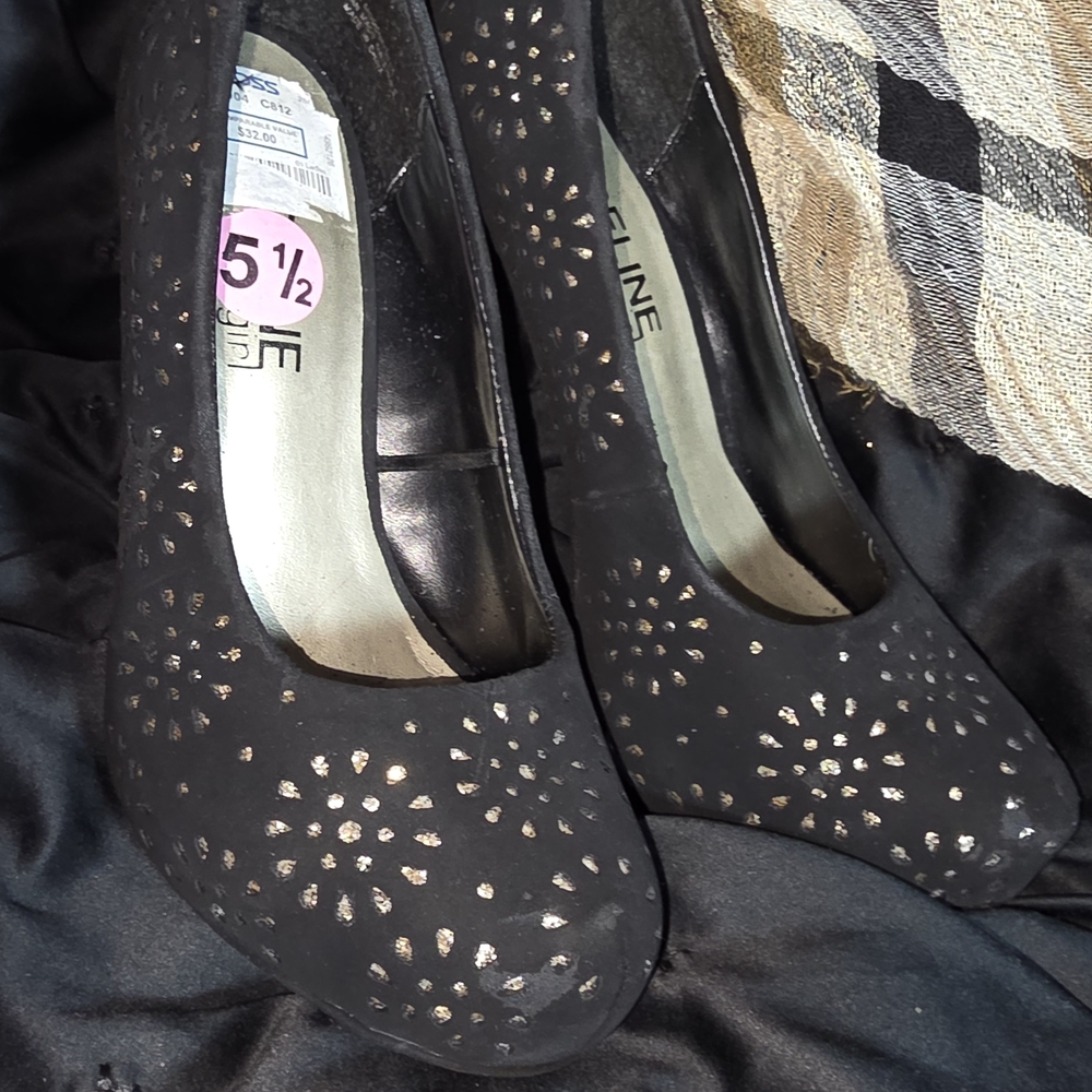 Black Suede Heels